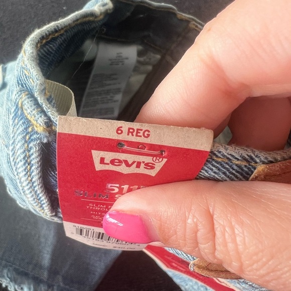 NWT Levi’s Boys 511” Slim Shorts in Blue Denim in size 6 regular - Picture 5 of 6